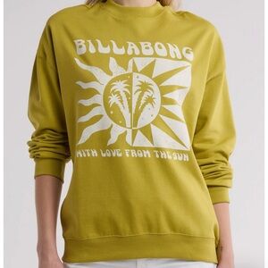 Billabong Green/Mustard Sweatshirt